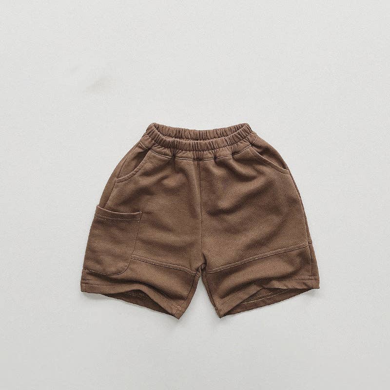 Toddler Boys Solid Color Shorts