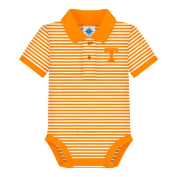 Tennessee Striped Polo Onesie