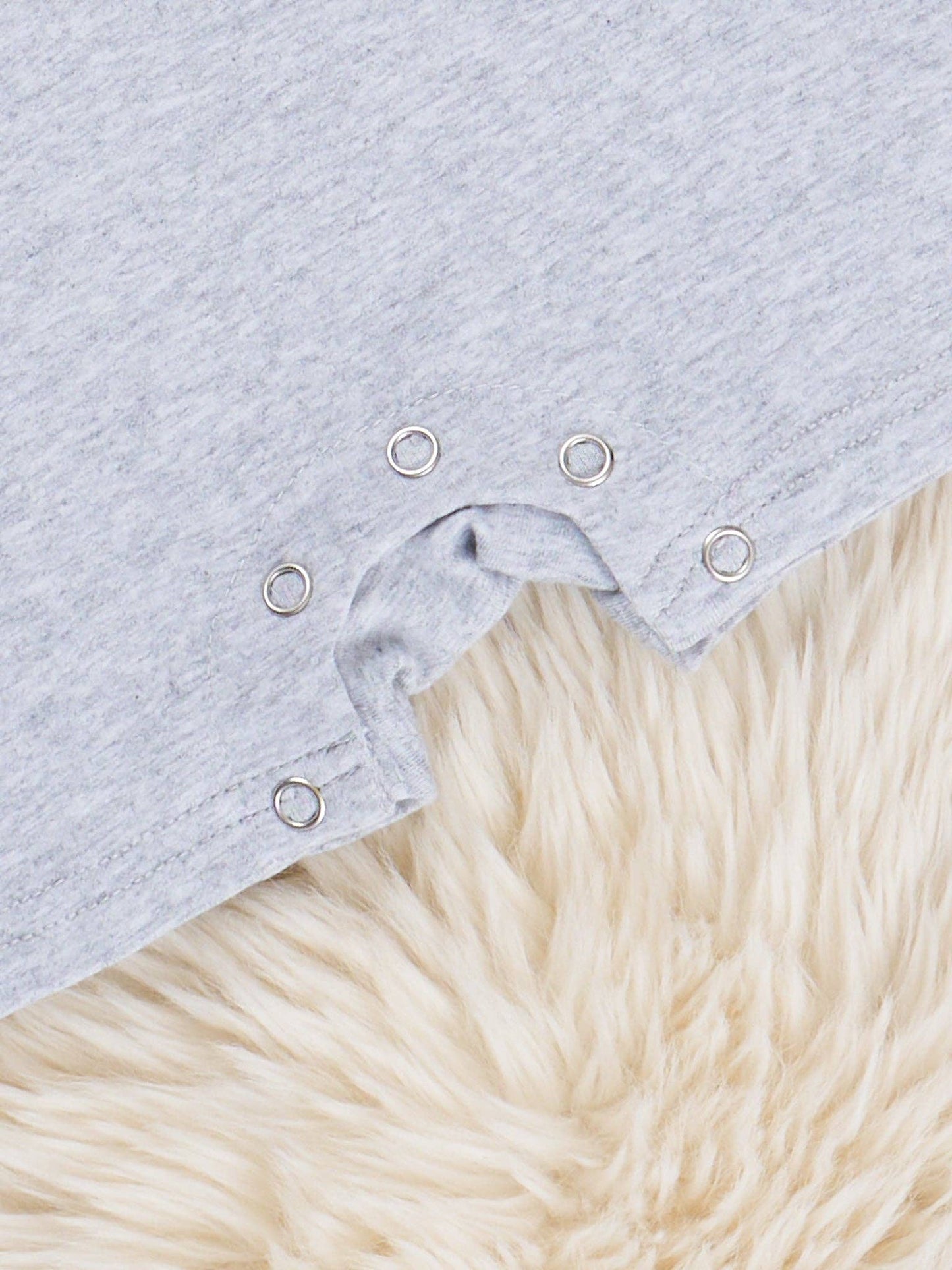 Grey Baseball Romper