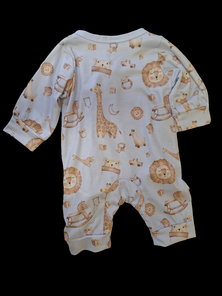 Wild Animal Baby Romper