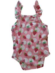 Strawberry Print  Romper