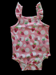 Strawberry Print  Romper