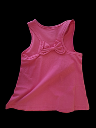 Pink Tank Top with Bow in the Back
