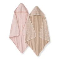 Set Two Whimsical Floral Knit Towel Set