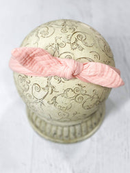 Knot Bow Headbands: Light Pink