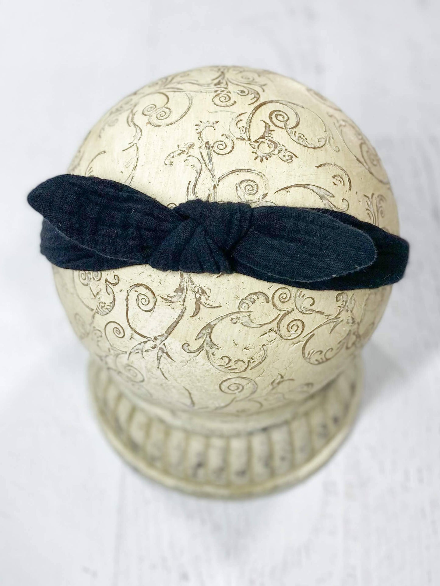 Knot Bow Headbands: Black