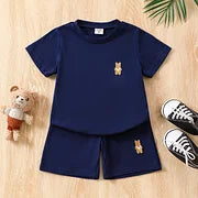 Toddler  Boy 2 PCS Casual Short Set