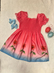 Red Flower Dress