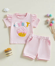Sweet 2 Piece Pink Outfit
