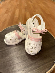 White and Pink Sandals