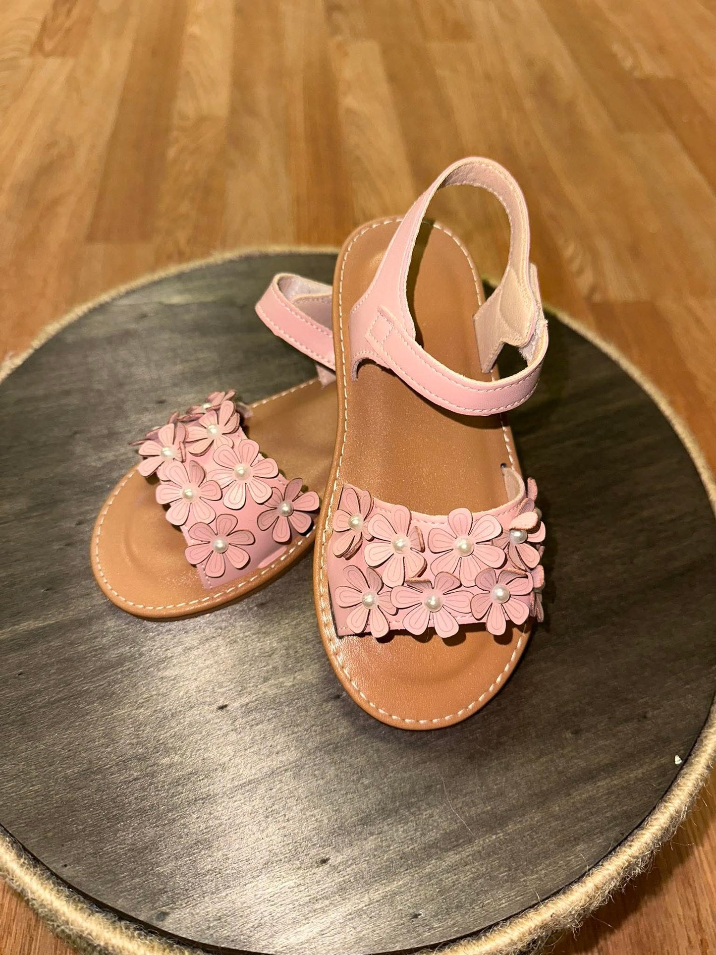 Pink Flower Sandals