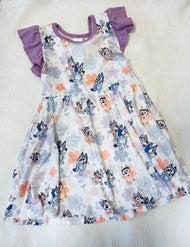 Purple Bluey Dress